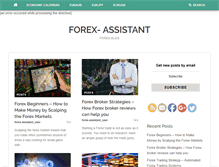 Tablet Screenshot of forex-assistant.com